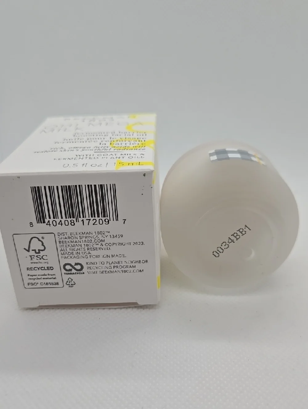 Beekman 1802 Oh! Mega Milk Facial Oil .5 Fl Oz